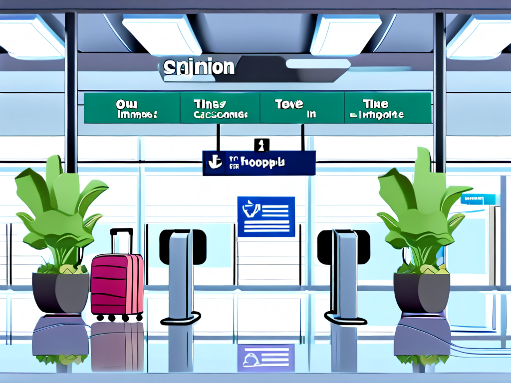 清迈机场入境通道